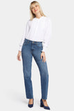NYDJ Brooke Loose Straight Jeans In Rigid Denim With High Rise - Sawyer