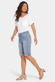 NYDJ Briella 11 Inch Denim Shorts With Roll Cuffs - Thistle Falls