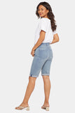 NYDJ Briella 11 Inch Denim Shorts With Roll Cuffs - Thistle Falls