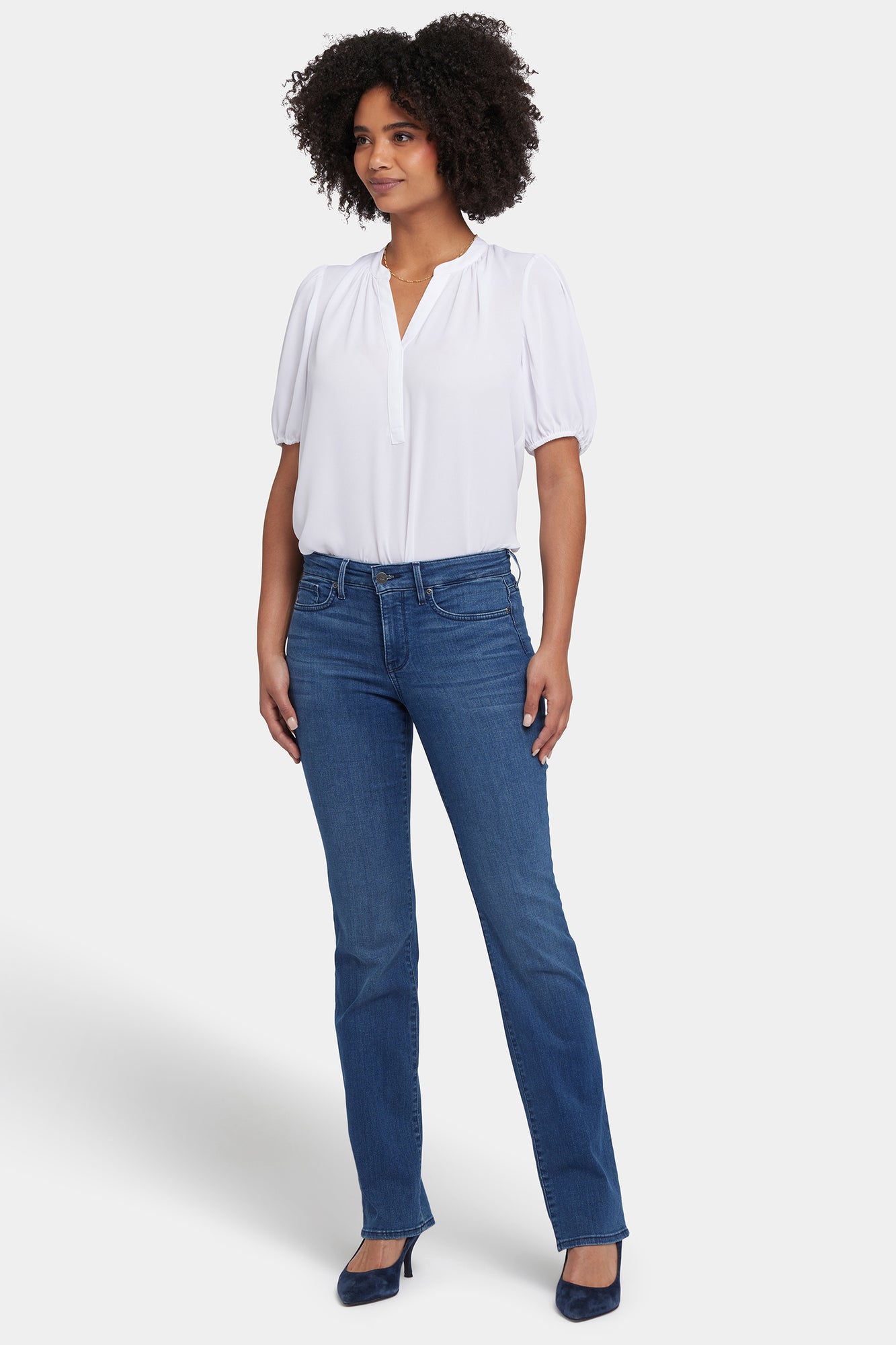 NYDJ Marilyn Straight Jeans  - Rendezvous