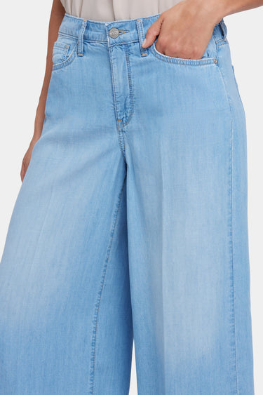 NYDJ Amelia Denim Culottes With High Rise - Canary Beach