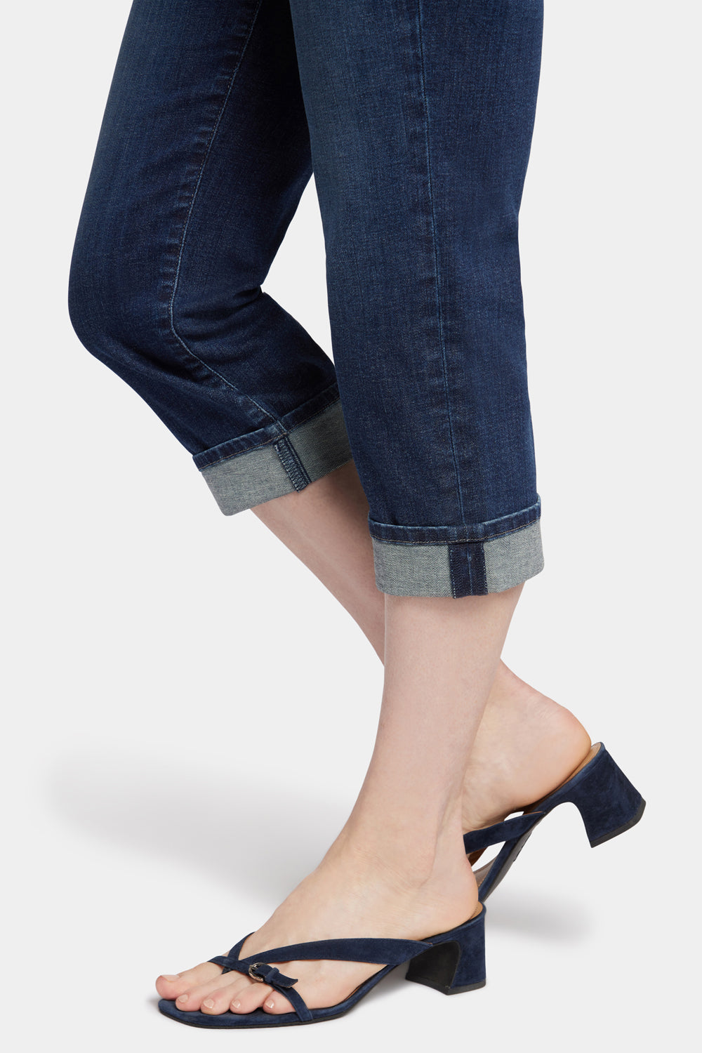 NYDJ Marilyn Straight Crop Jeans With Cuffs - Dimension