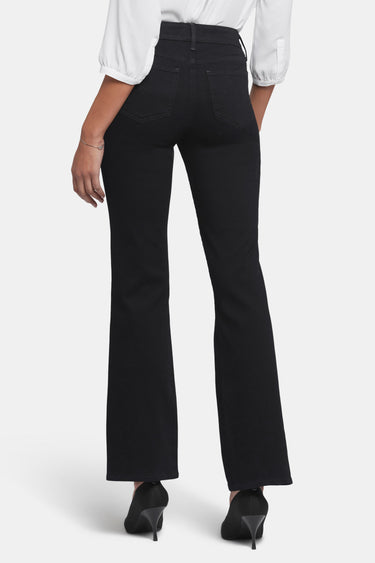 NYDJ Blake Slim Flared Jeans With High Rise - Black