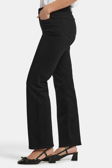 NYDJ Blake Slim Flared Jeans With High Rise - Black