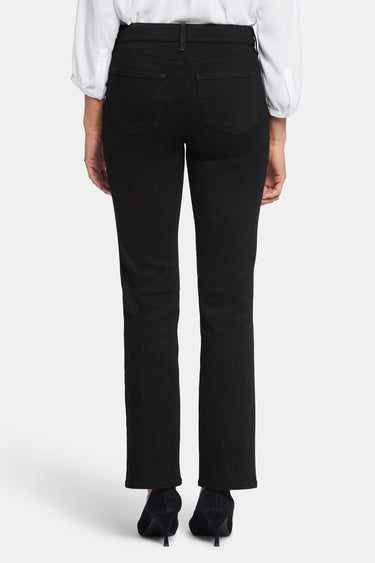 NYDJ Ellison Straight Jeans With High Rise - Black