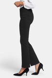 NYDJ Ellison Straight Jeans With High Rise - Black