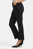 NYDJ Ellison Straight Jeans With High Rise - Black