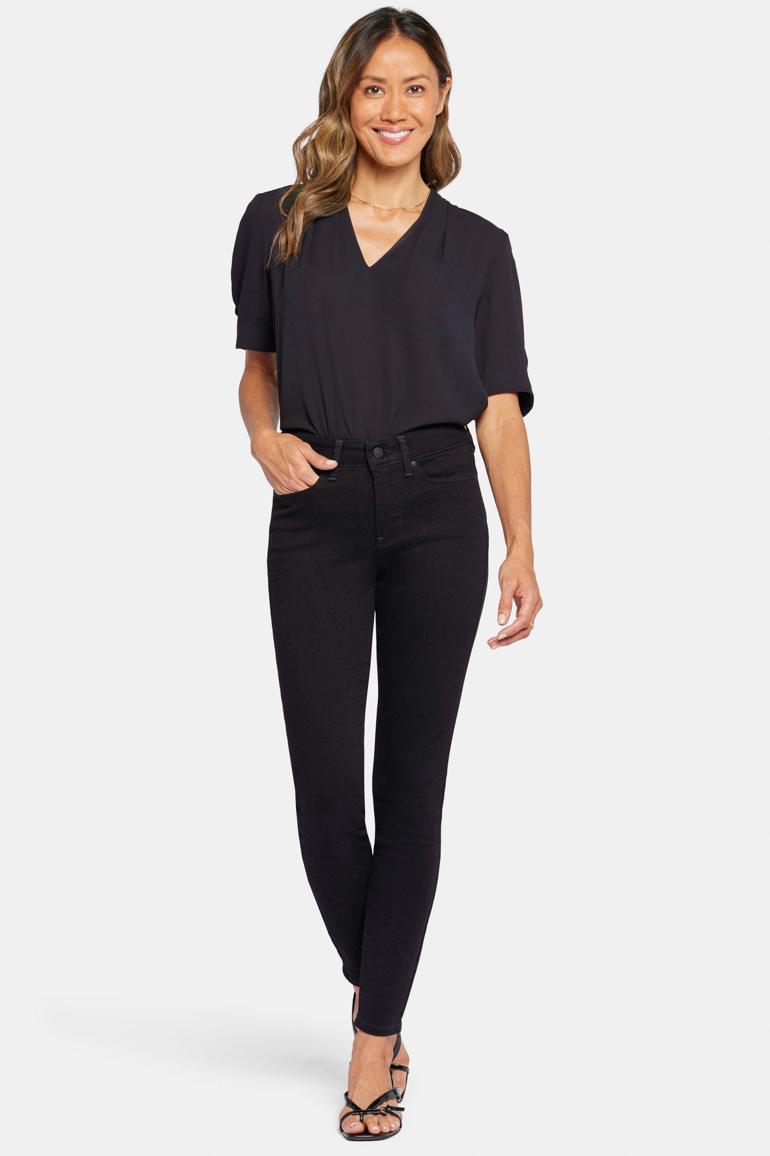 NYDJ Ami Skinny Jeans  - Black
