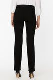 NYDJ Marilyn Straight Jeans  - Black