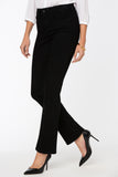 NYDJ Marilyn Straight Jeans  - Black