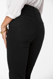 NYDJ Marilyn Straight Jeans  - Black