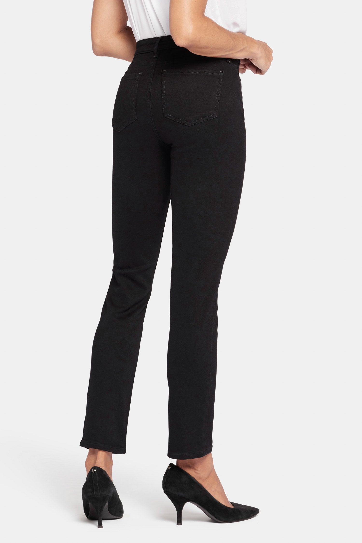 NYDJ Sheri Slim Jeans  - Black