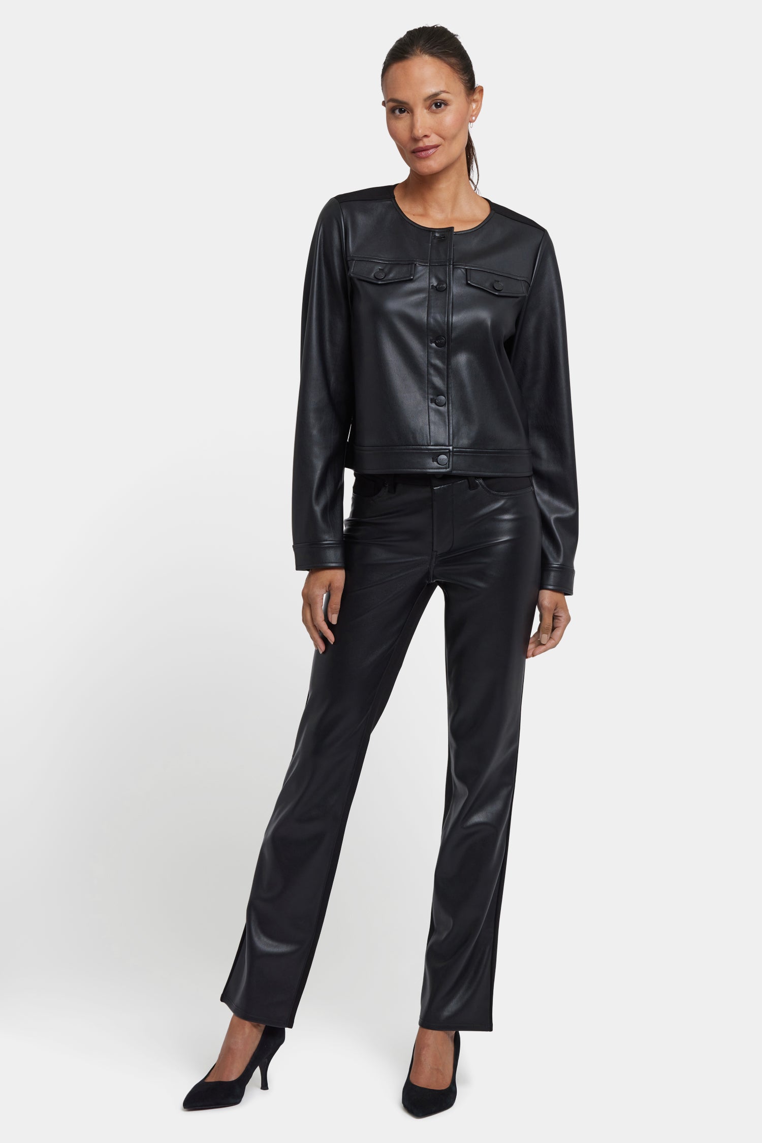 Vanessa Jacket Sculpt-Her™ Collection - Black Black | NYDJ