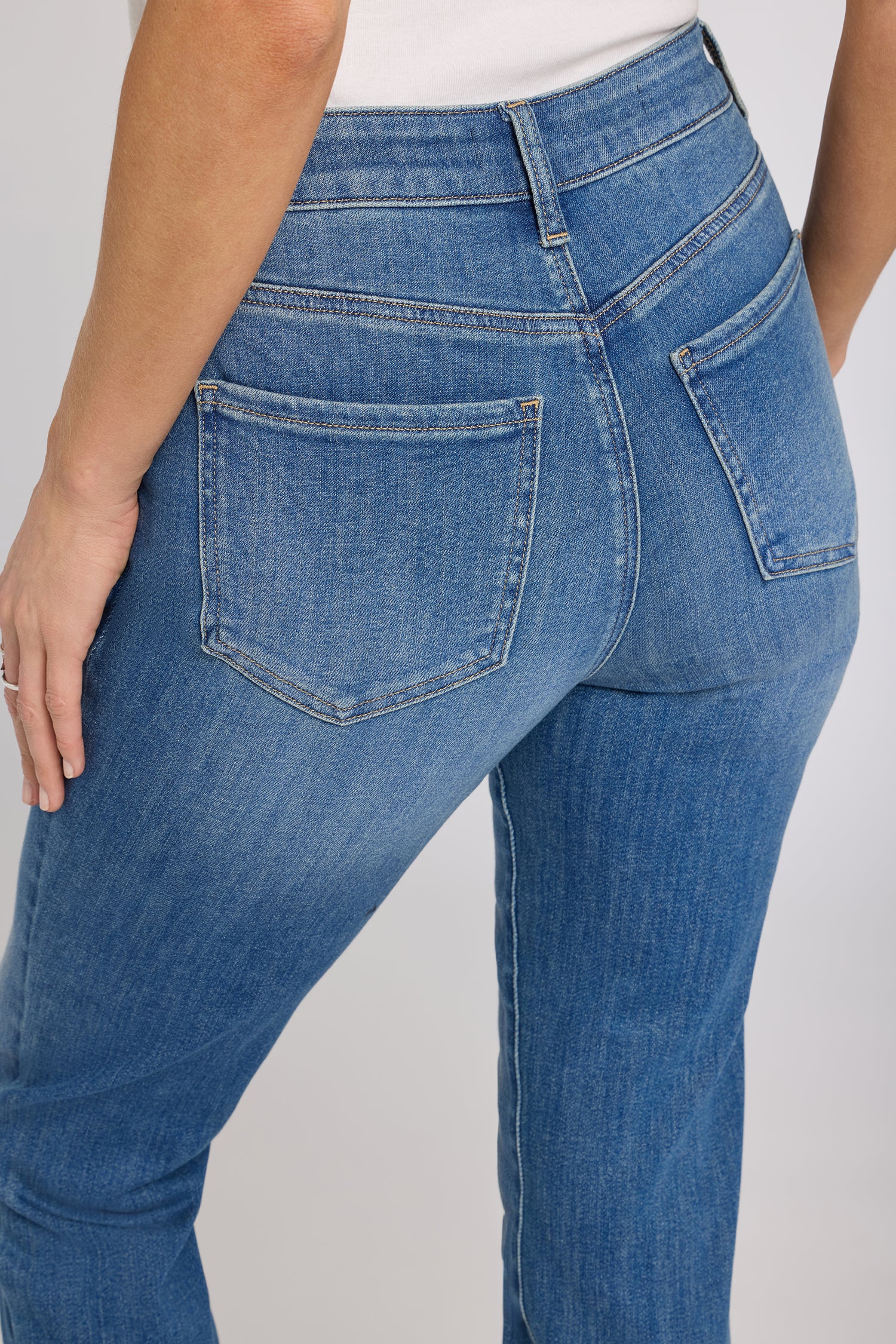NYDJ Sheri Slim Straight Jeans With High Rise - Agave