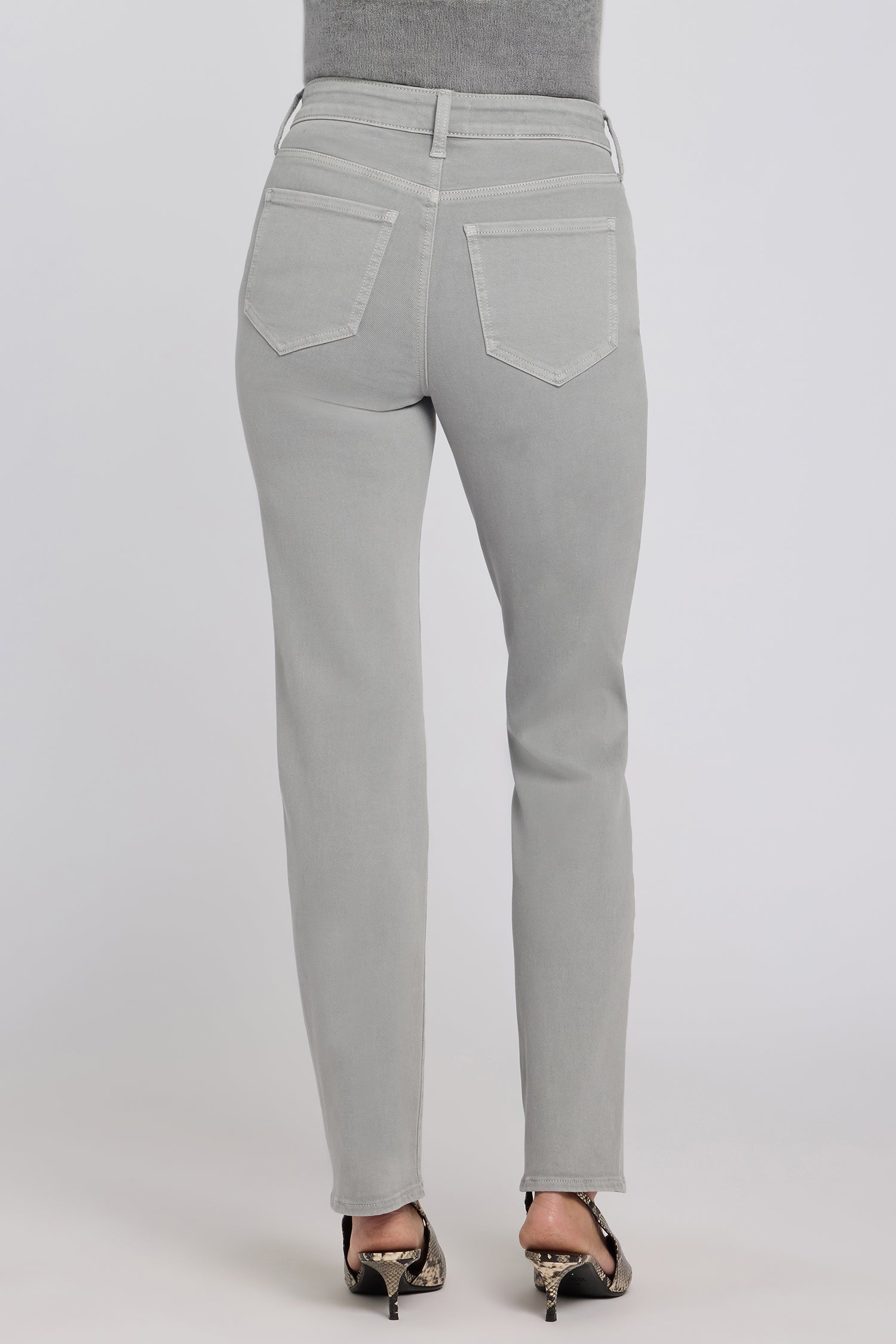 NYDJ Marilyn Straight Jeans With High Rise And 31" Inseam - Retro Skyscraper