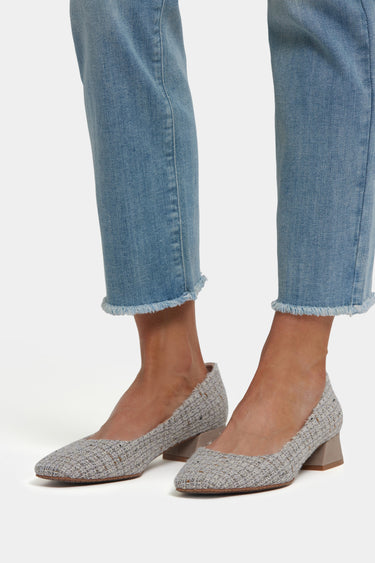 NYDJ Sheri Slim Ankle Jeans With Frayed Hems - Light Paradise
