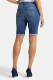 NYDJ Briella 11 Inch Denim Shorts With Roll Cuffs - Cascade Wave