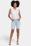 NYDJ Ella Denim Shorts With Side Slits - Clear Waters