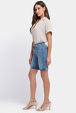 NYDJ Ella Denim Shorts With Side Slits - Majorca Bay