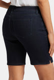 NYDJ Ella Denim Shorts With Side Slits - Midnight Falls