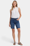 NYDJ Ella Denim Shorts With Side Slits - Rio Rapids