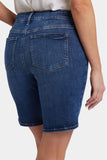 NYDJ Ella Denim Shorts With Side Slits - Rio Rapids