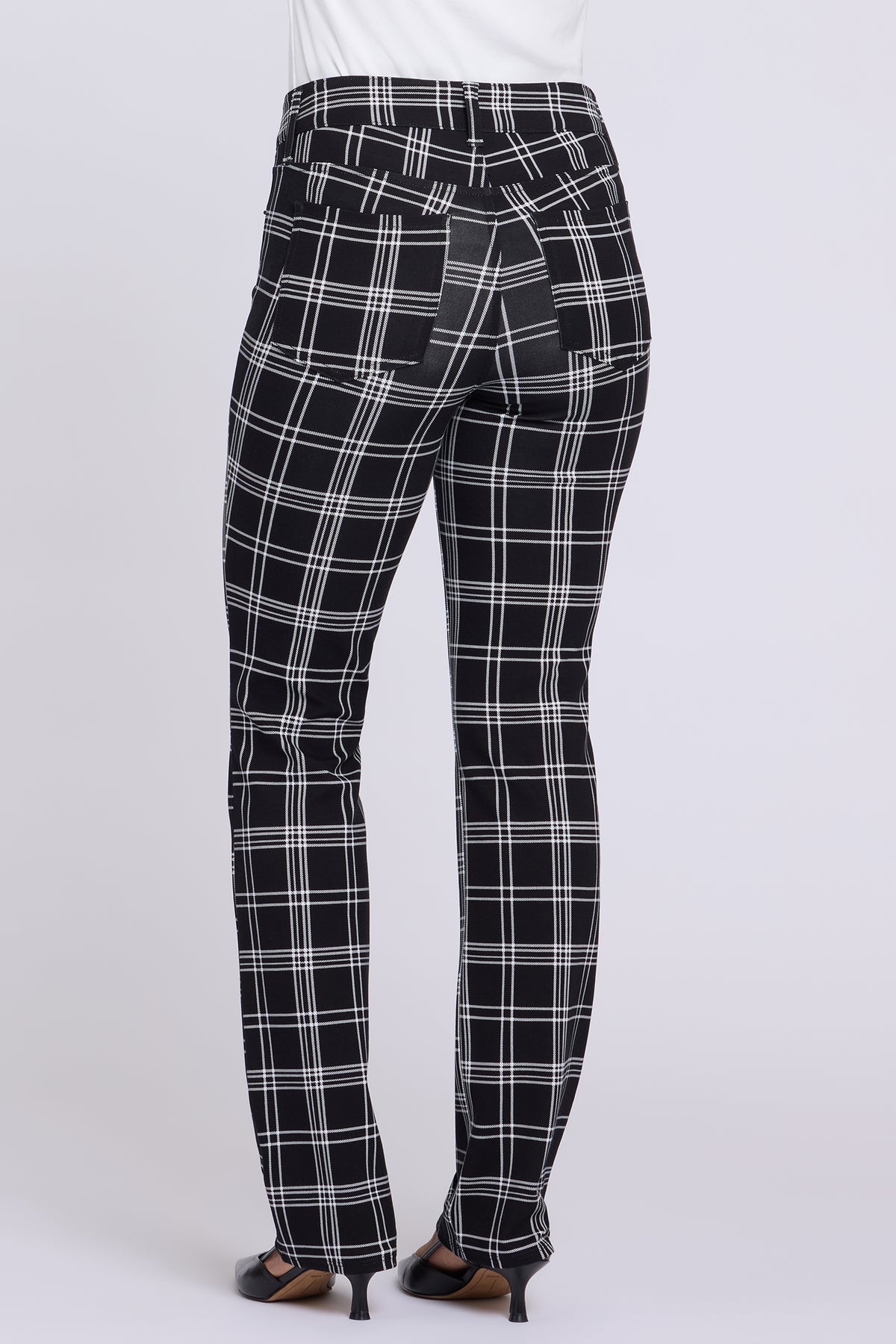 NYDJ Marilyn Straight Pants In Ponte Knit - Plaiditudes