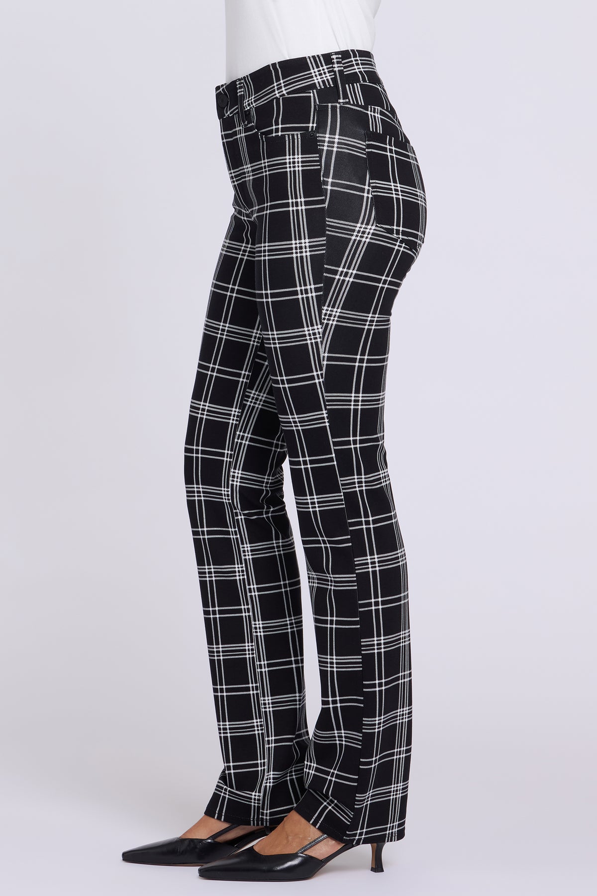 NYDJ Marilyn Straight Pants In Ponte Knit - Plaiditudes