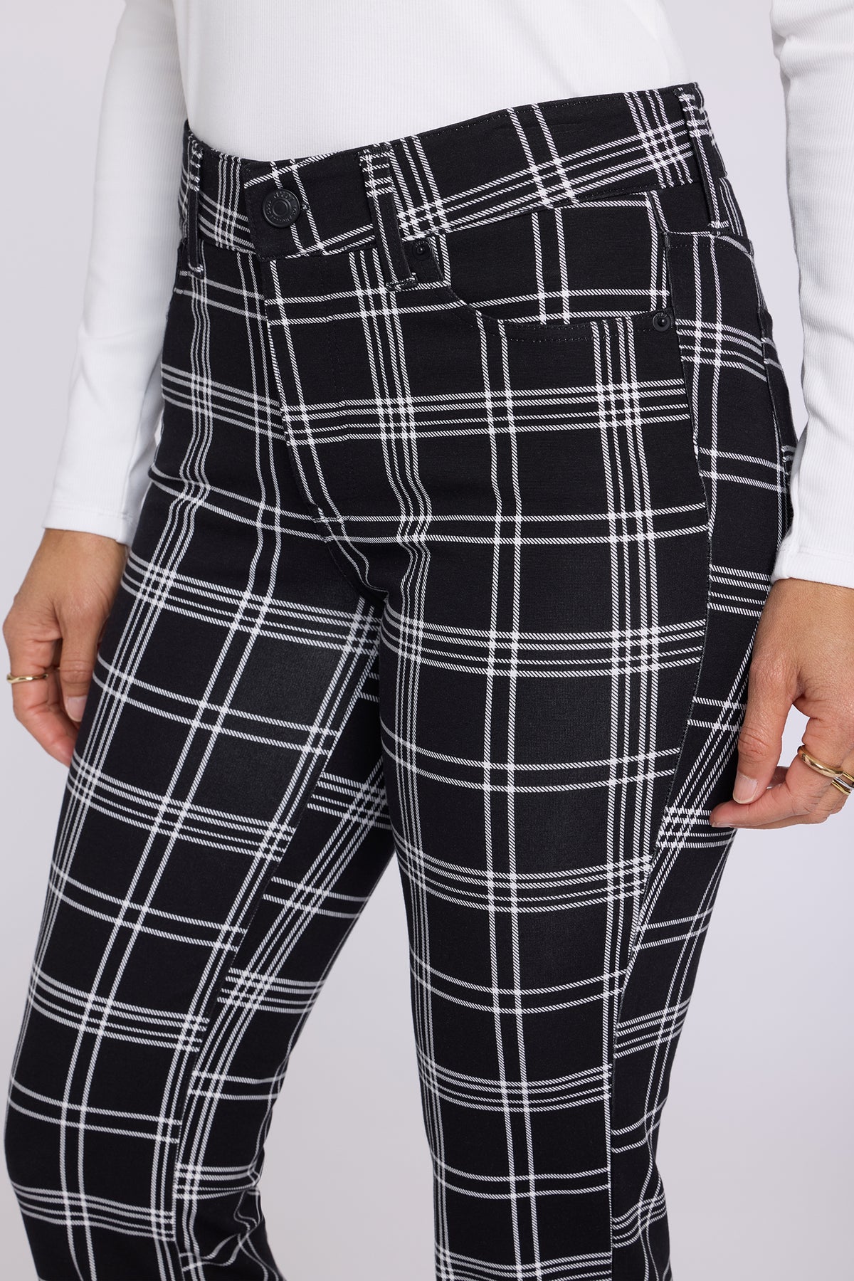 NYDJ Marilyn Straight Pants In Ponte Knit - Plaiditudes