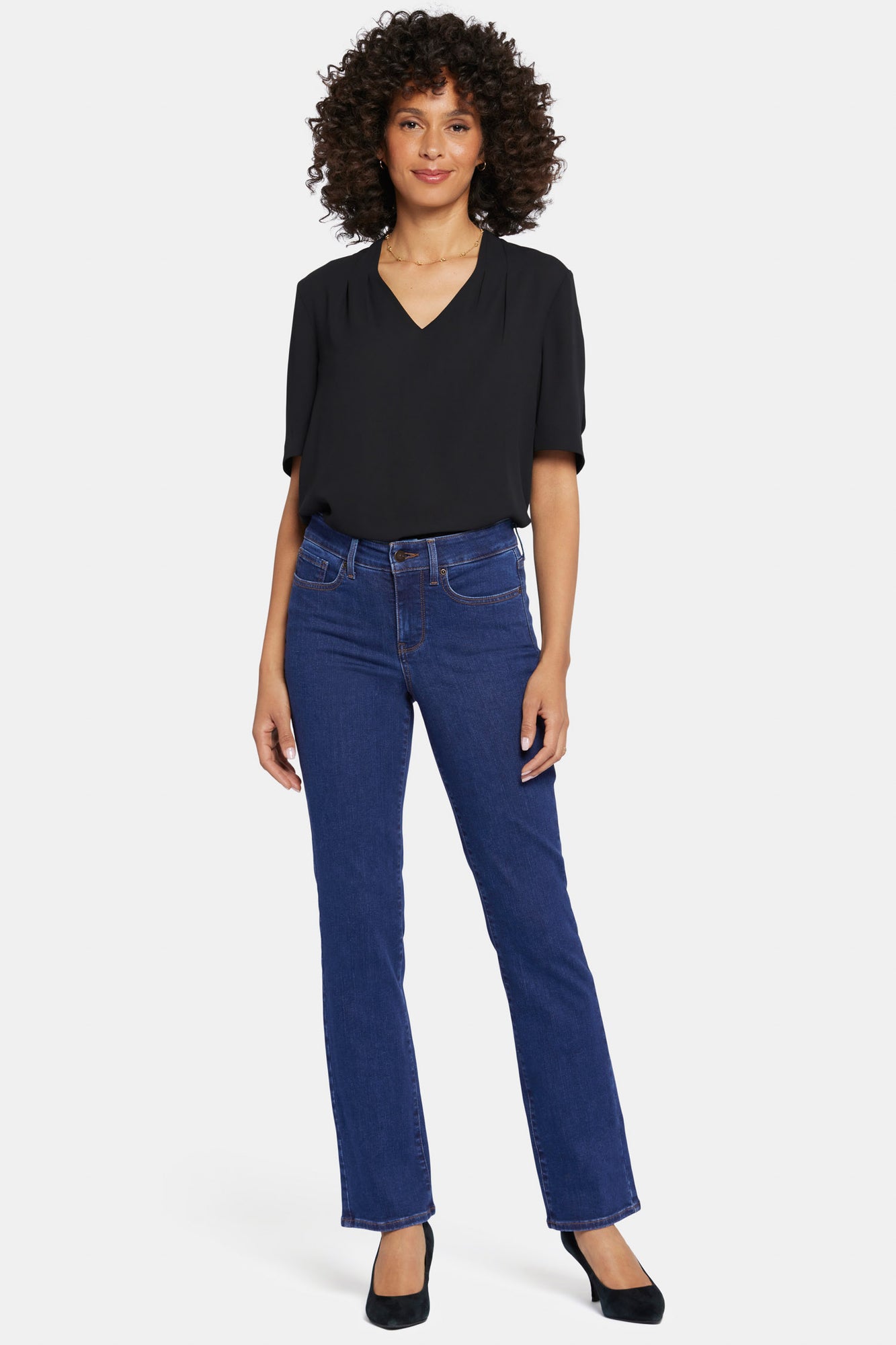 NYDJ Ellison Straight Jeans With High Rise - Quinn