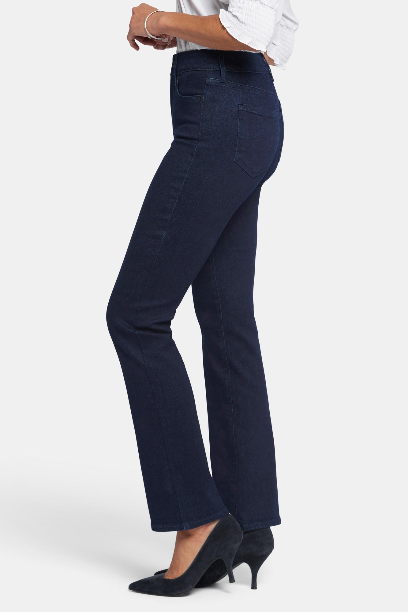 NYDJ Ellison Straight Jeans With High Rise - Rinse