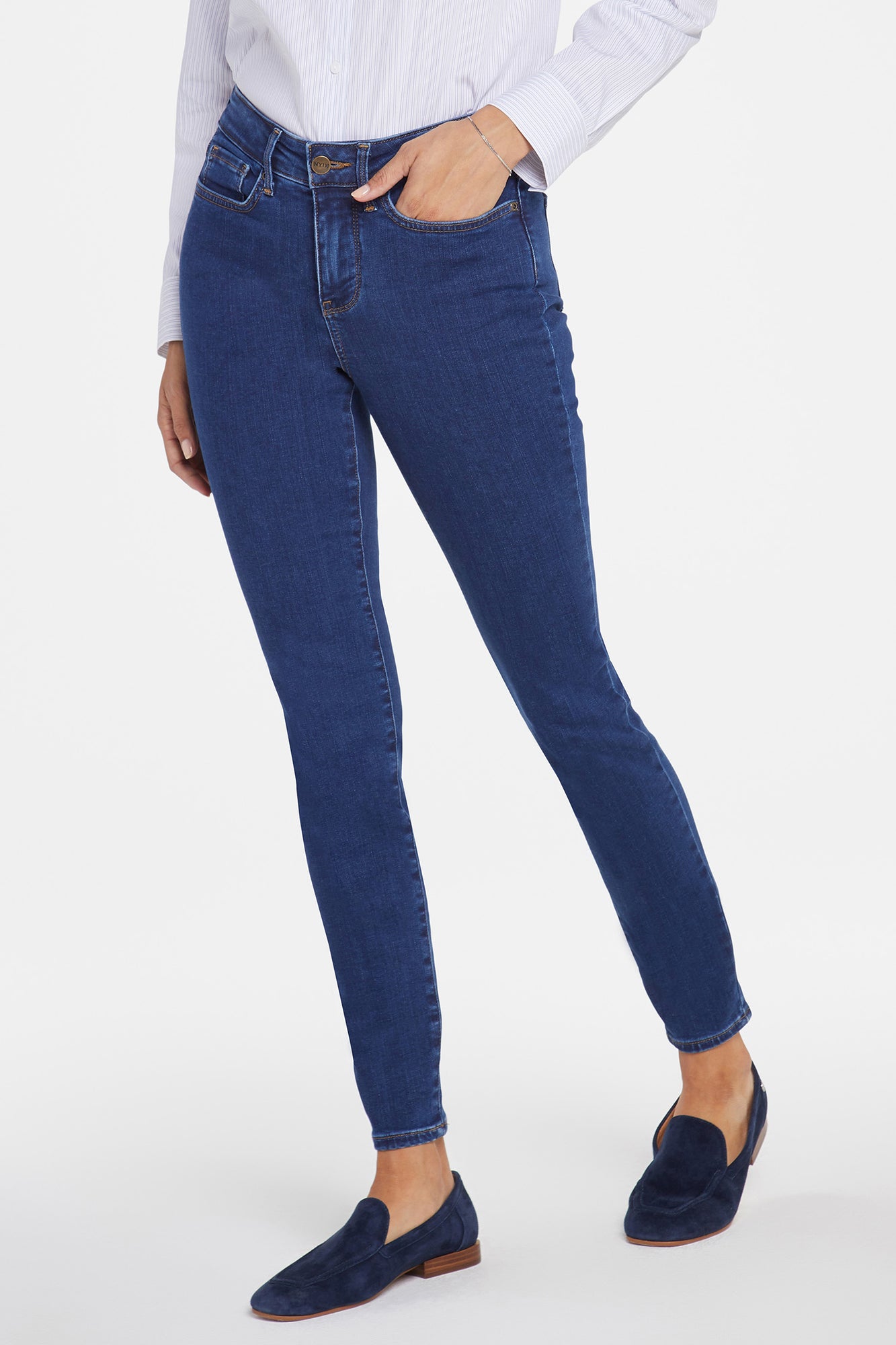 AMI｜JEANS Ami Skinny Jeans In Plus Size - Quinn Blue | NYDJ