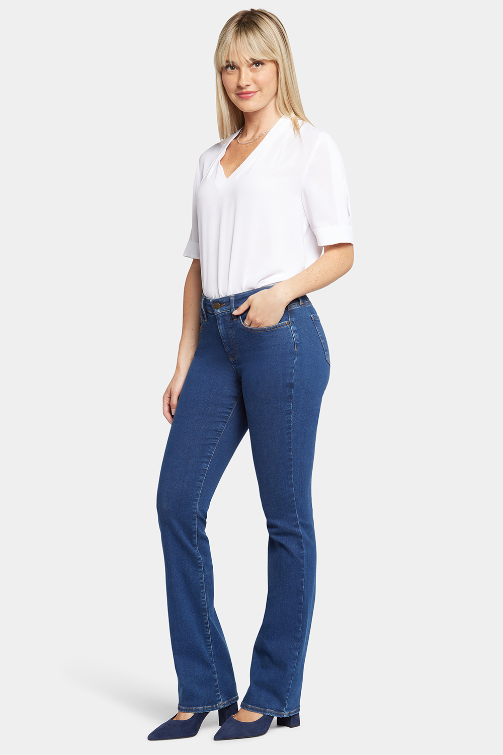 NYDJ Barbara Bootcut Jeans In Tall With 36