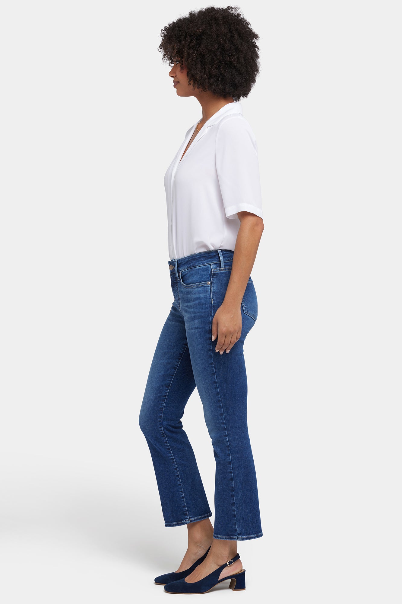 NYDJ Marilyn Straight Ankle Jeans  - Laguna Wave