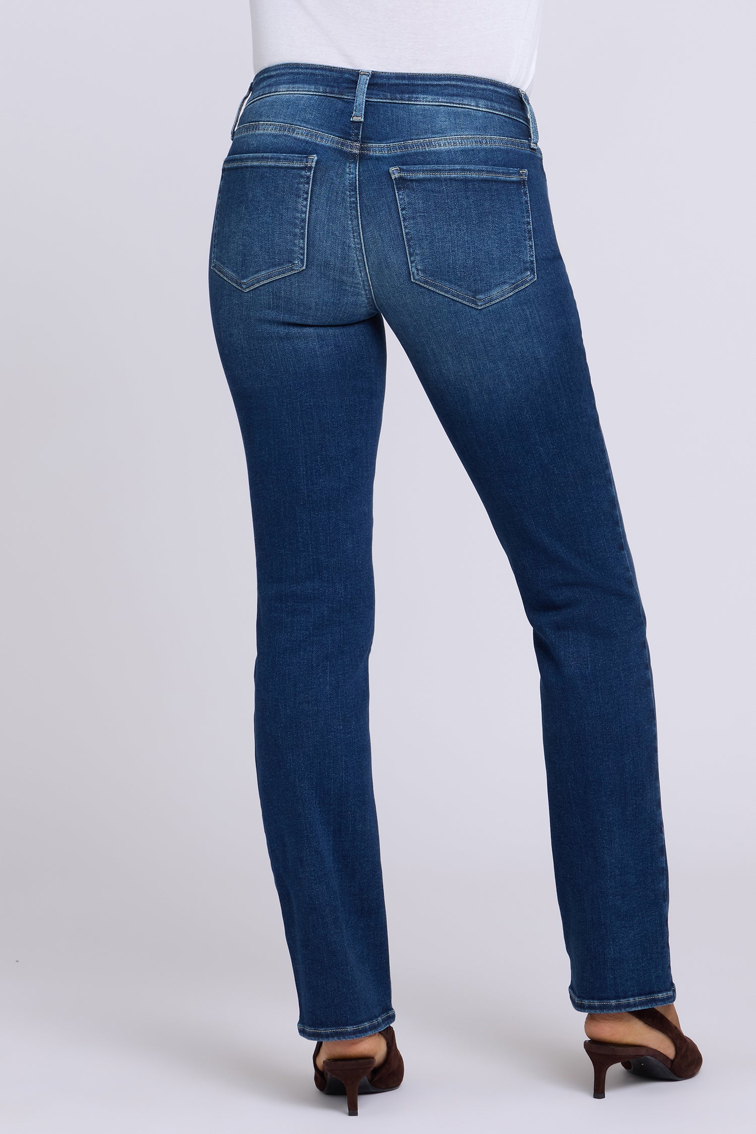 NYDJ Marilyn Straight Jeans  - Dahlia