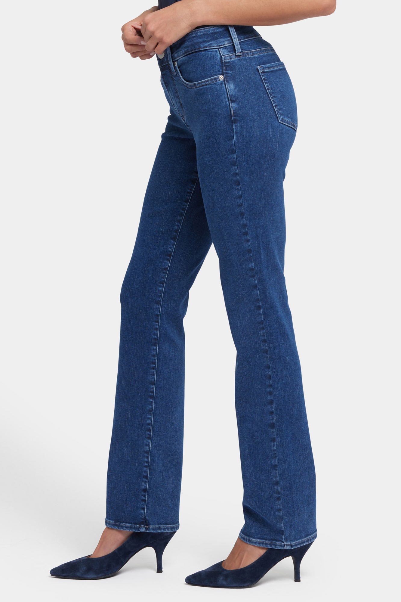 NYDJ Marilyn Straight Jeans  - Hollywood Indigo