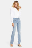 NYDJ Marilyn Straight Jeans In Long Inseam  - Haley