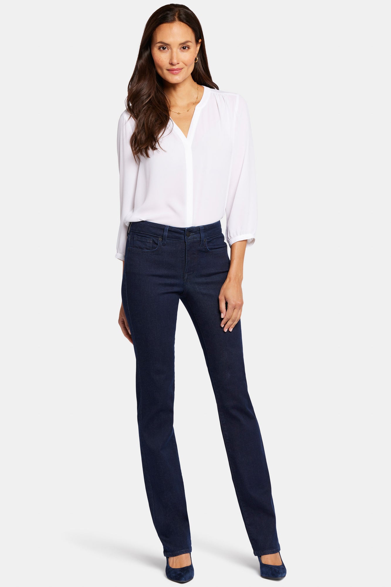 NYDJ Marilyn Straight Jeans In Tall With 36