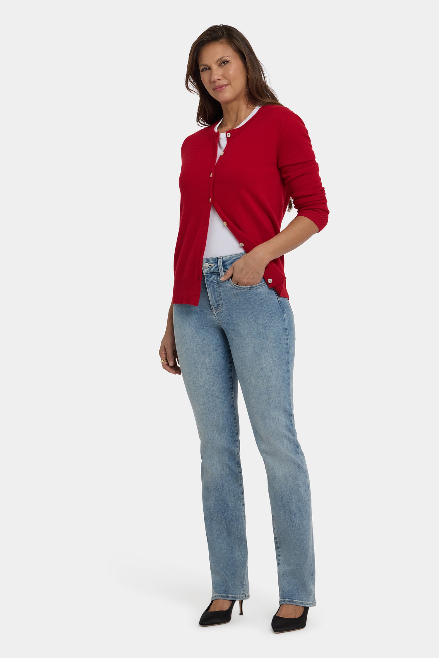 NYDJ Marilyn Straight Jeans  - Haley