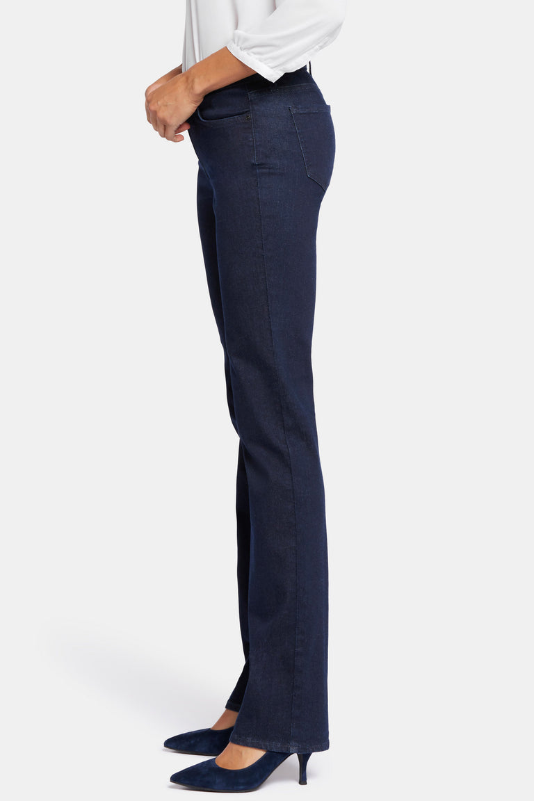 NYDJ Marilyn Straight Jeans  - Rinse