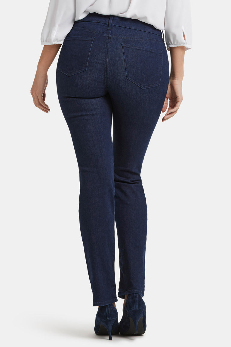 NYDJ Marilyn Straight Jeans  - Rinse