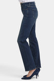 NYDJ Marilyn Straight Jeans In Long Inseam With High Rise - Presley