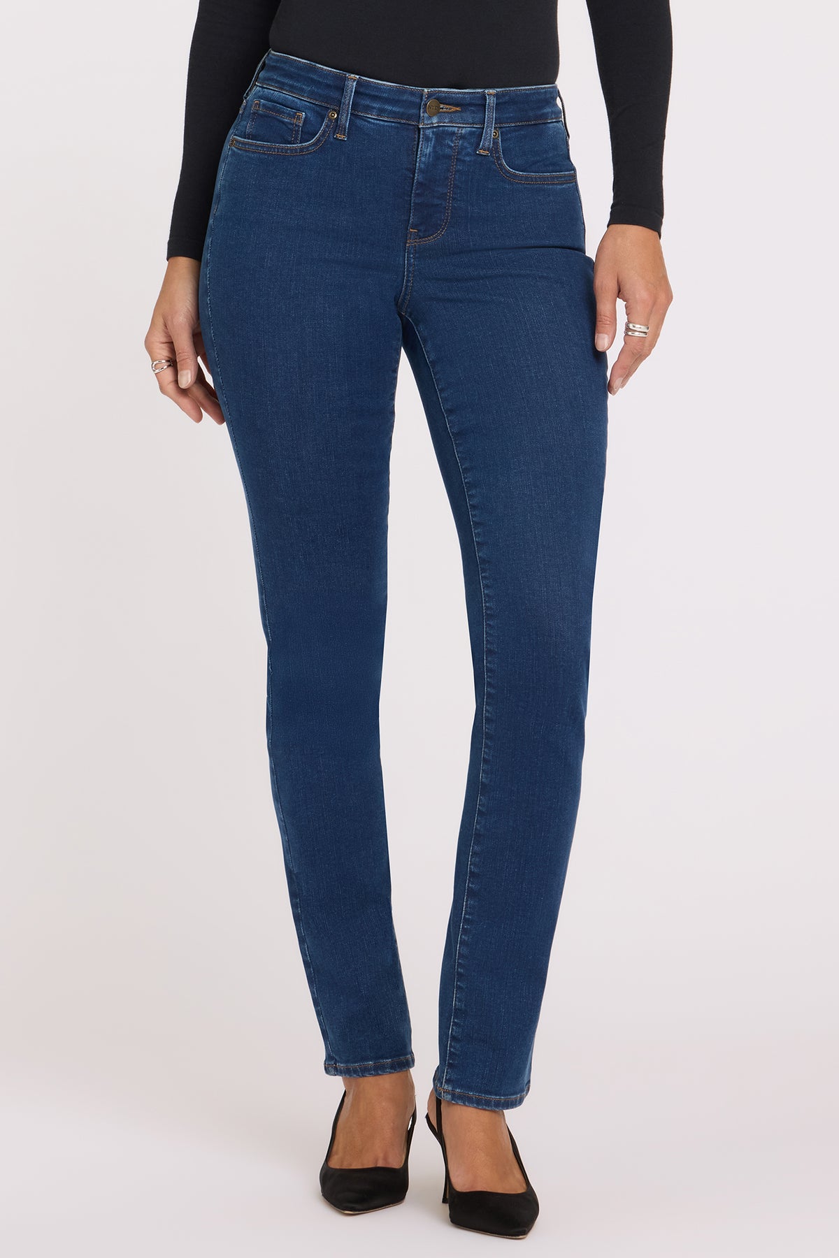 NYDJ Sheri Slim Straight Jeans  - Quinn