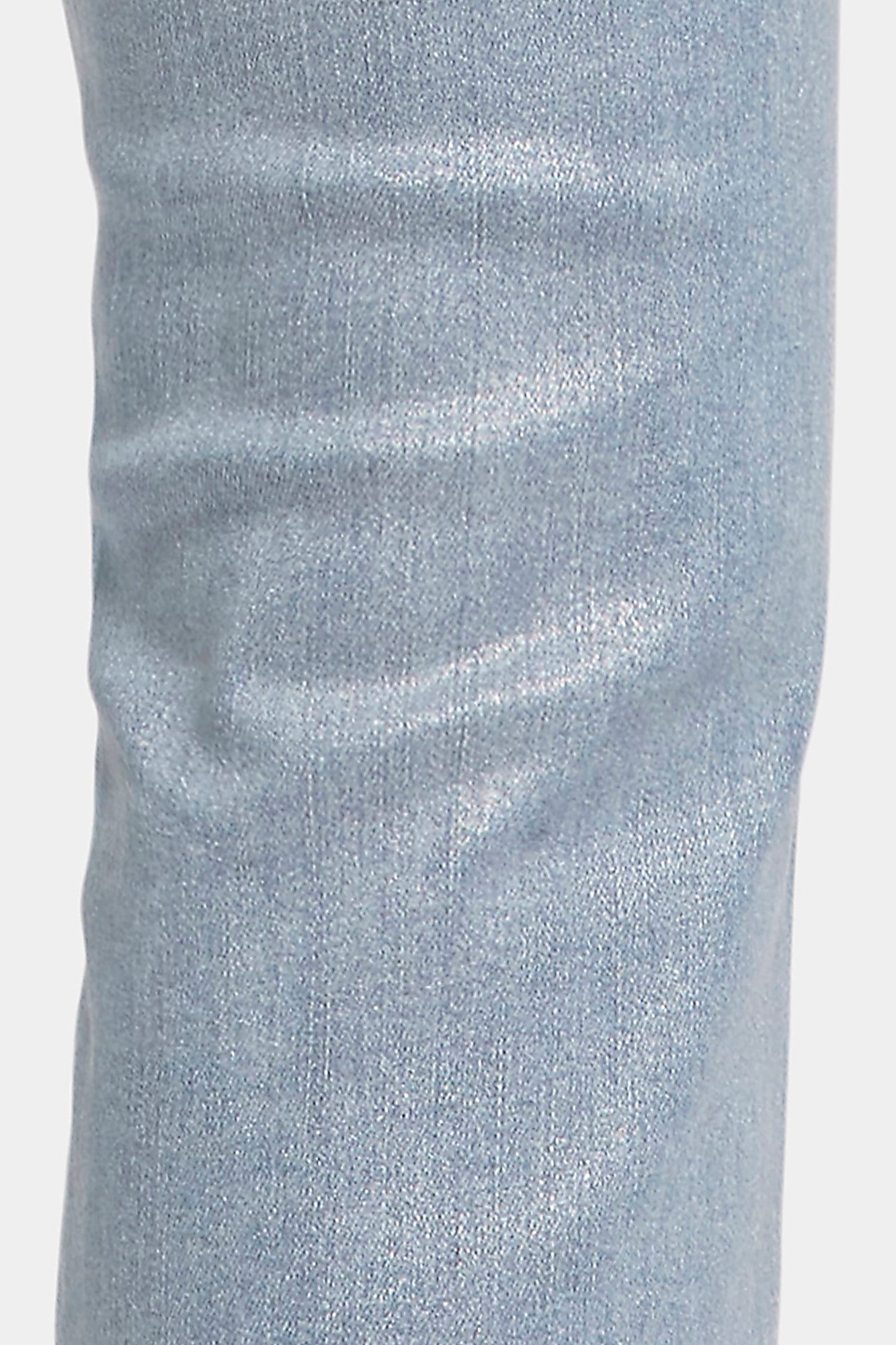 NYDJ Sheri Slim Jeans In Plus Size With Silver Foil Coating - Sparkling Lights