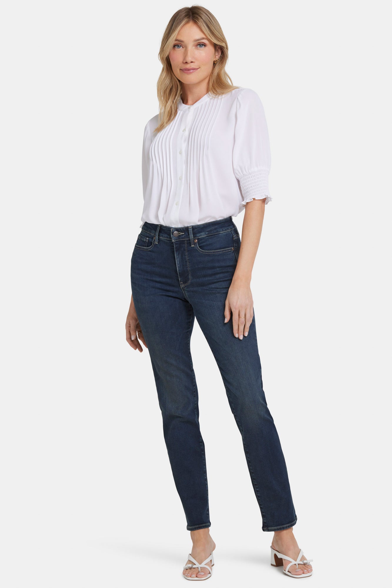 NYDJ Sheri Slim Jeans In Long Inseam With High Rise - Presley