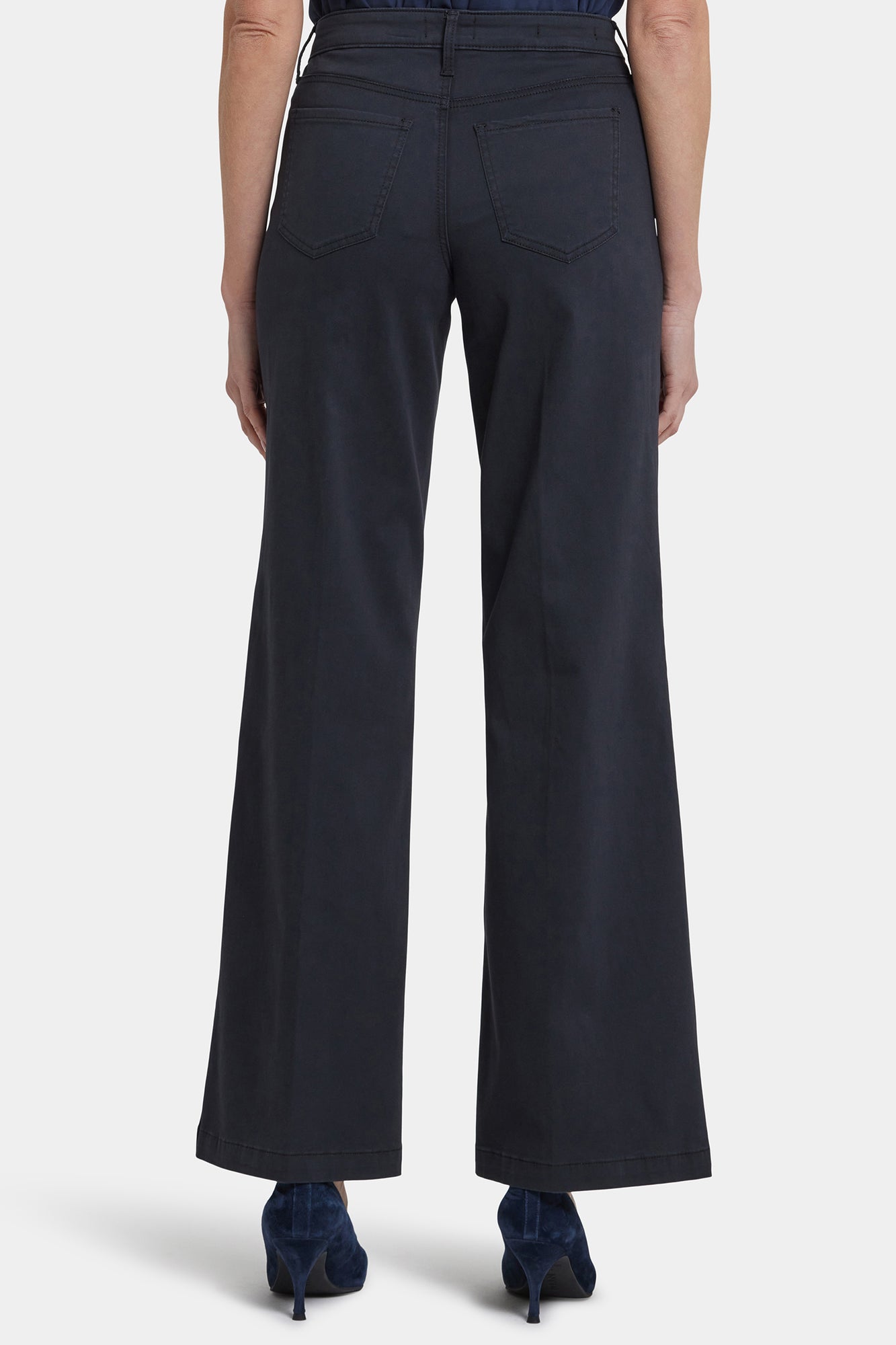NYDJ Teresa Wide Leg Jeans  - Washed Black