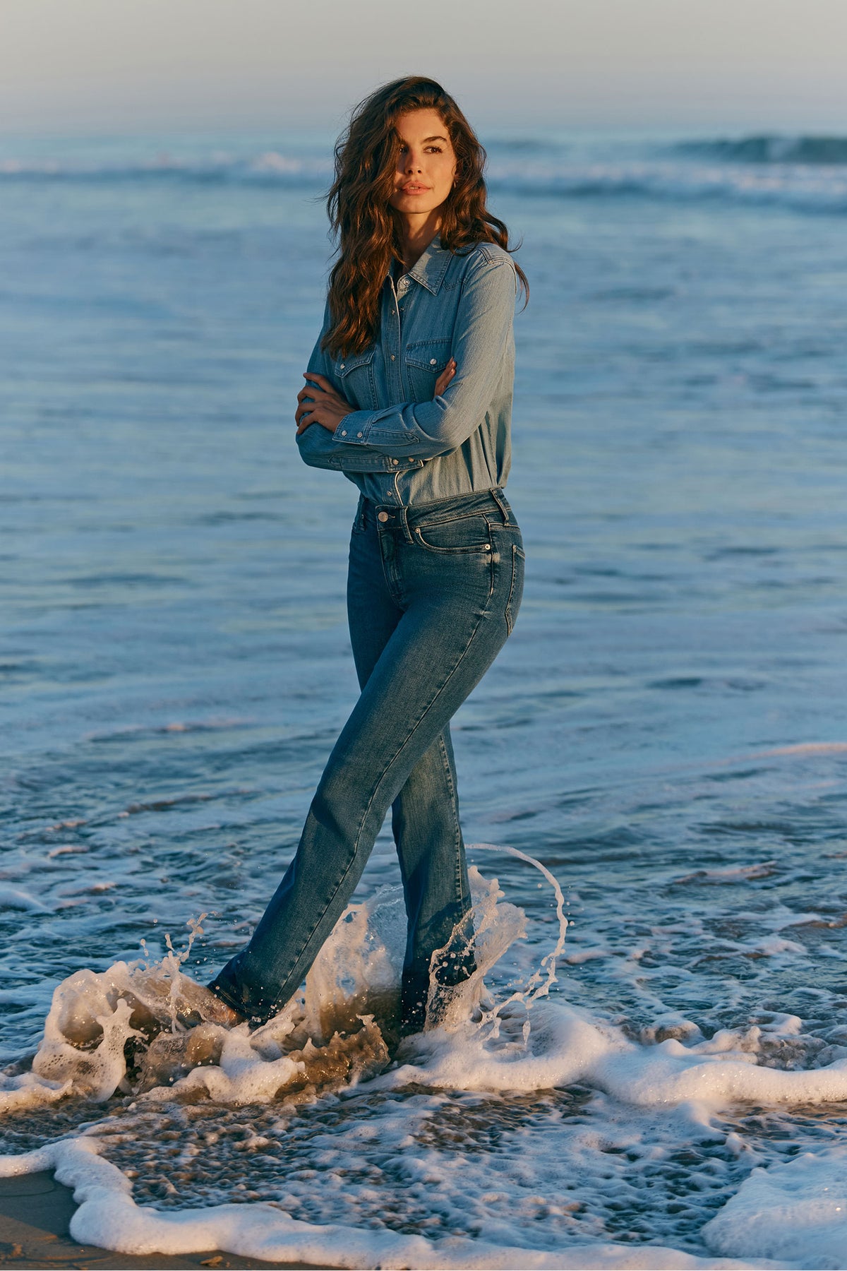 NYDJ Classic Denim Shirt  - Alyssum