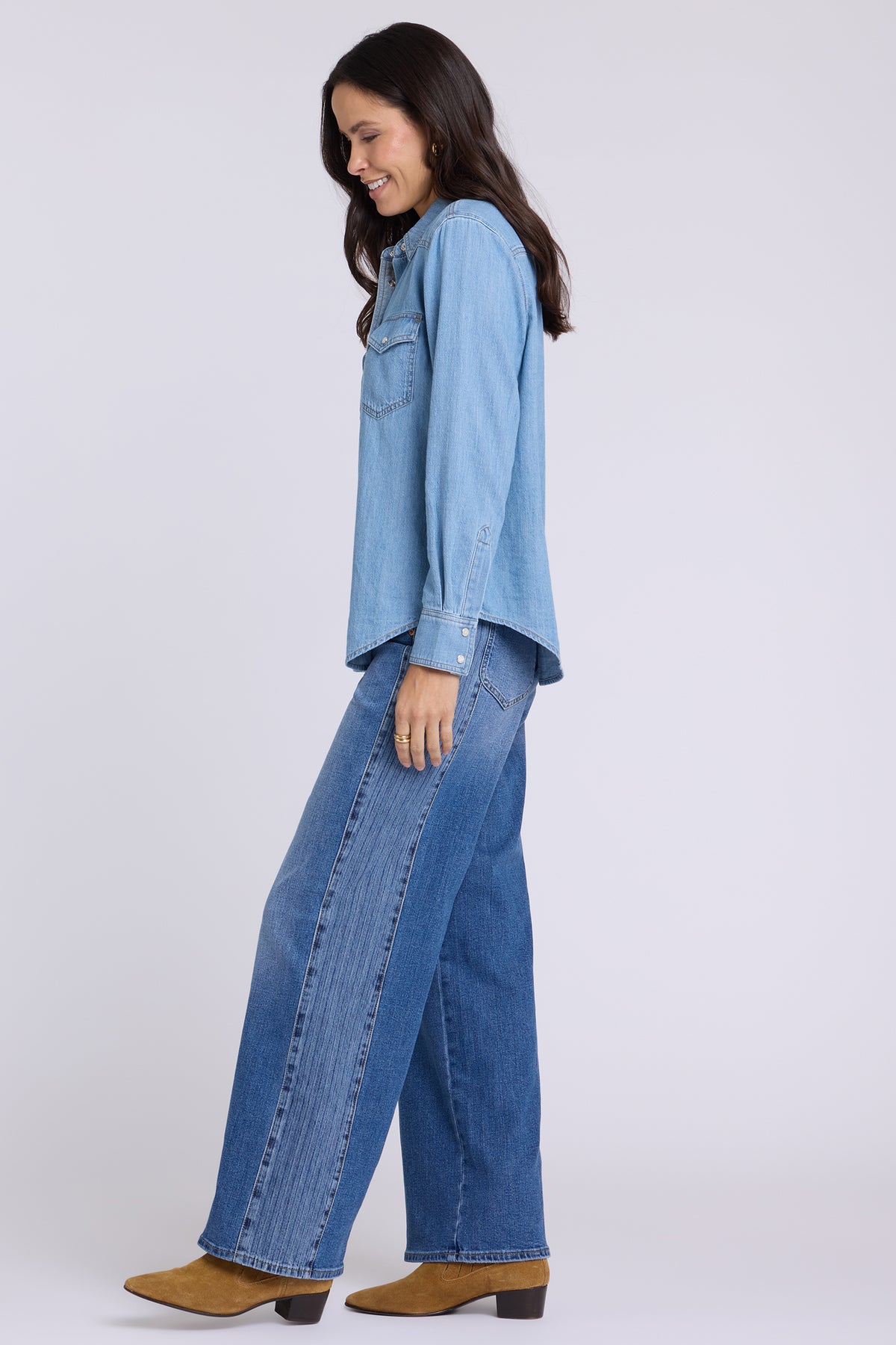 NYDJ Classic Denim Shirt  - Alyssum