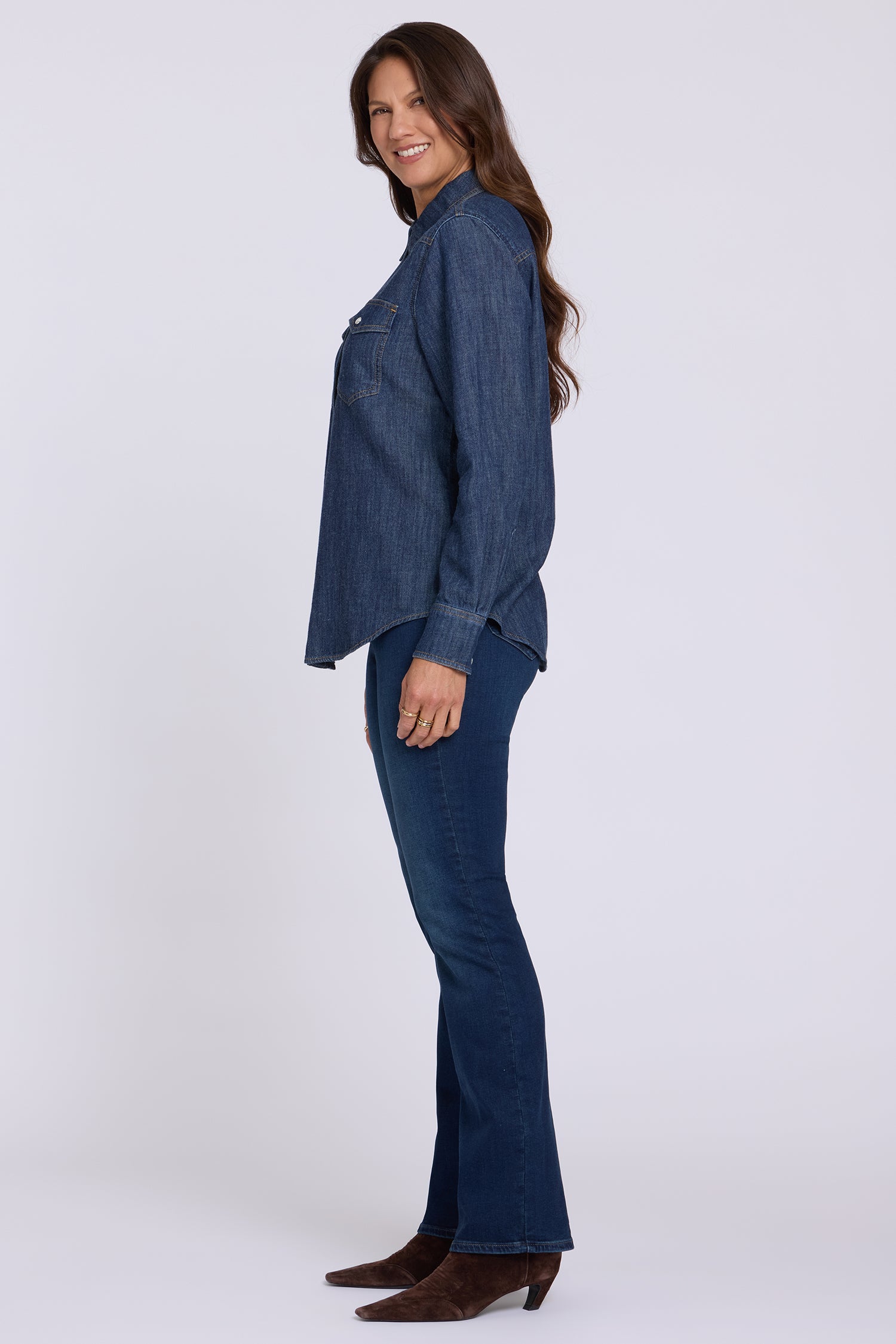NYDJ Classic Denim Shirt  - Skylark