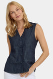 Denim Vest - Dark Indigo